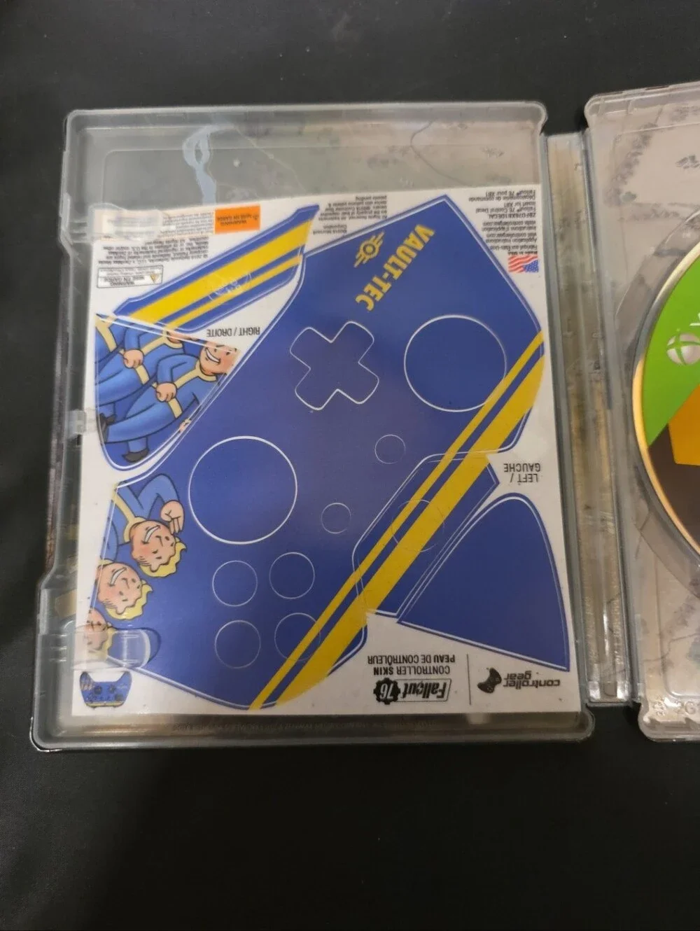 Xbox One Fallout 76 Steelbook Edition Disc Controller Skin 2018 - Picture 6 of 10